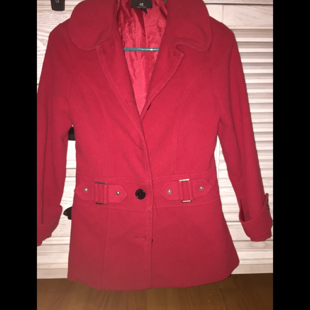 ❤️Red Pea Coat❤️